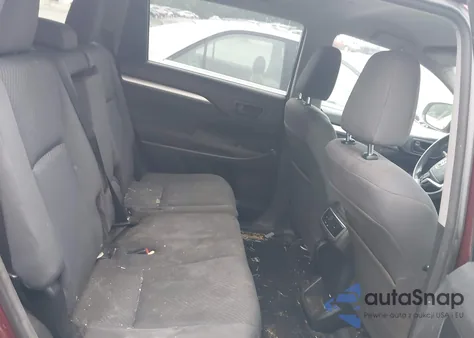 2015 Toyota Highlander Le V6 from USA, damaged, VIN 5TDBKRFH6FS079930